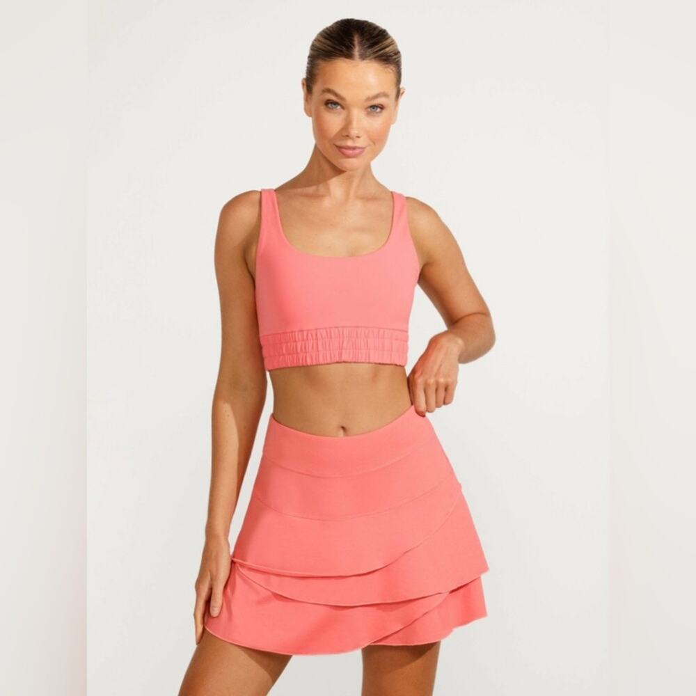 Eleven by Venus Williams Women's Cosmos Skirt Skort Small Sun Kissed Coral NWT